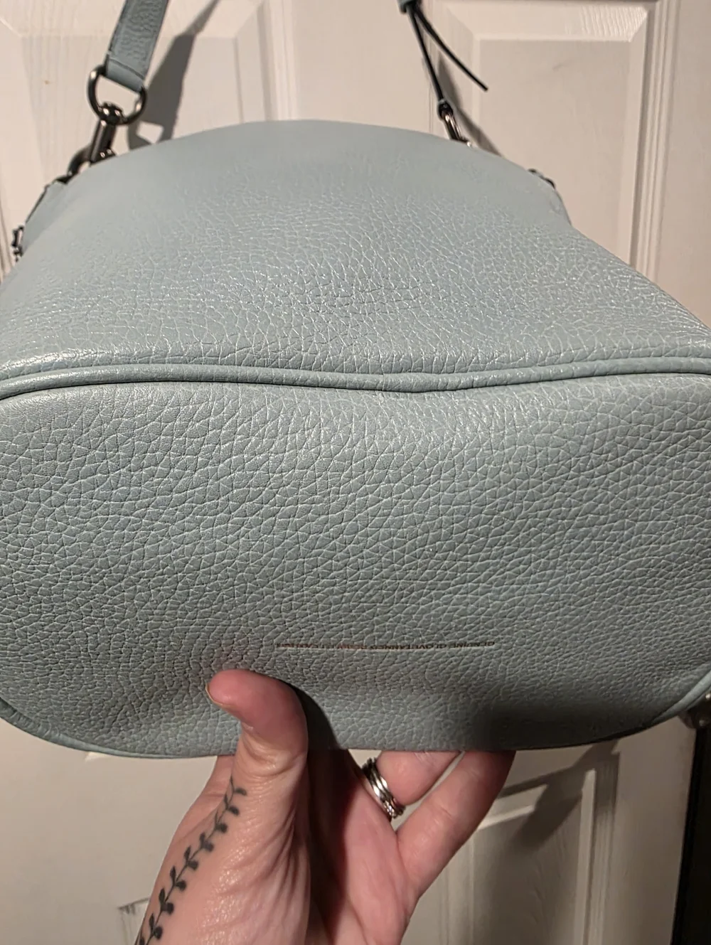 COACH Duffle 20 1941 Archive Crossbody Leather Shoulder Blue - Picture 8 of 17